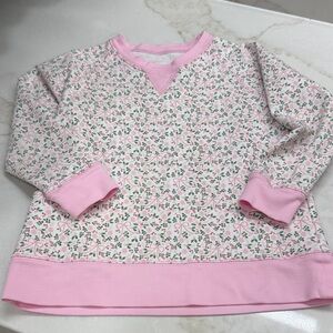 James & Lottie girls size 5-  holiday Bells & greenery pullover - worn once EUC
